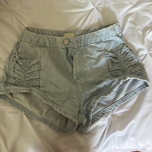 high waisted shorts